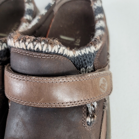 Merrell Encore Womens Size 7 Coffee Suede Leather Slip On Mocs Clogs J66238 - Picture 7 of 10